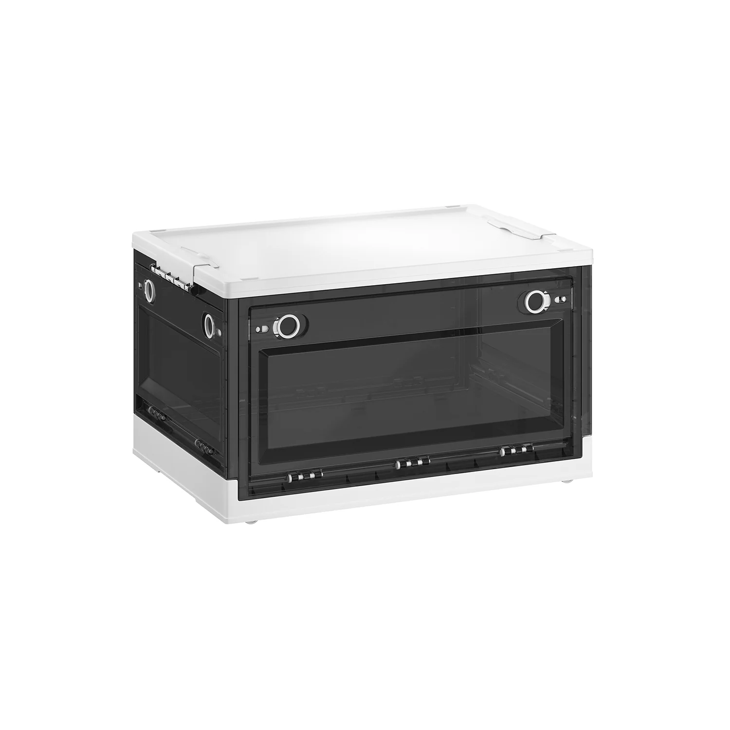 Stackable Storage Bins with Lids and Wheels - Image 12
