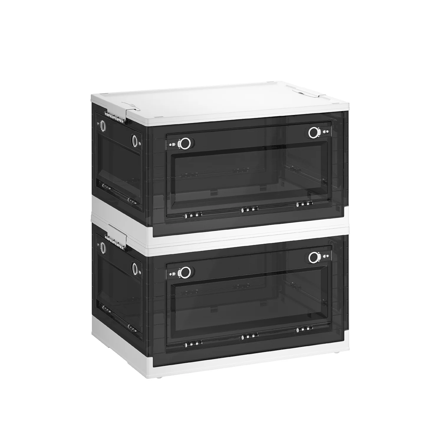 Stackable Storage Bins with Lids and Wheels - Image 13