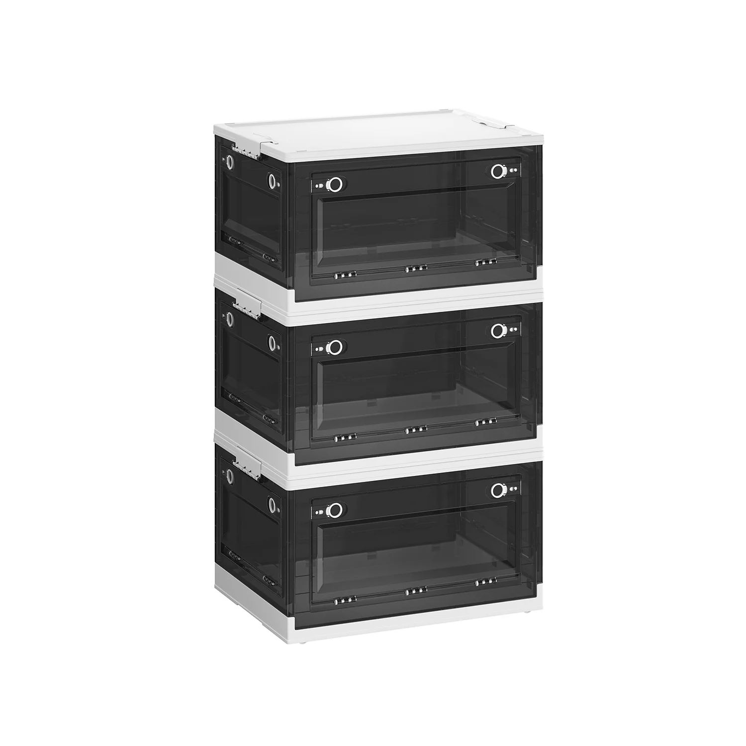 Stackable Storage Bins with Lids and Wheels - Image 14