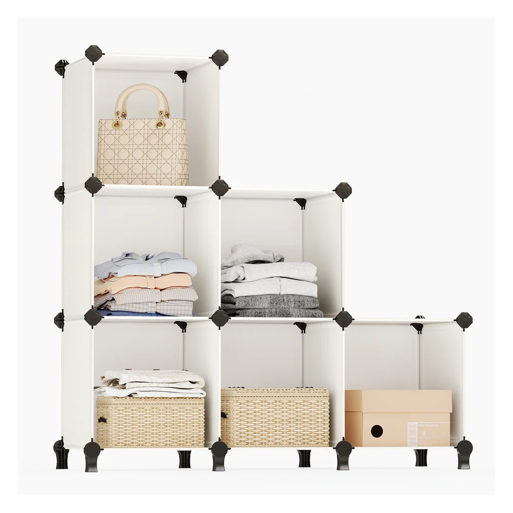Storage Cube Organizer with 6 Cubes - Image 5