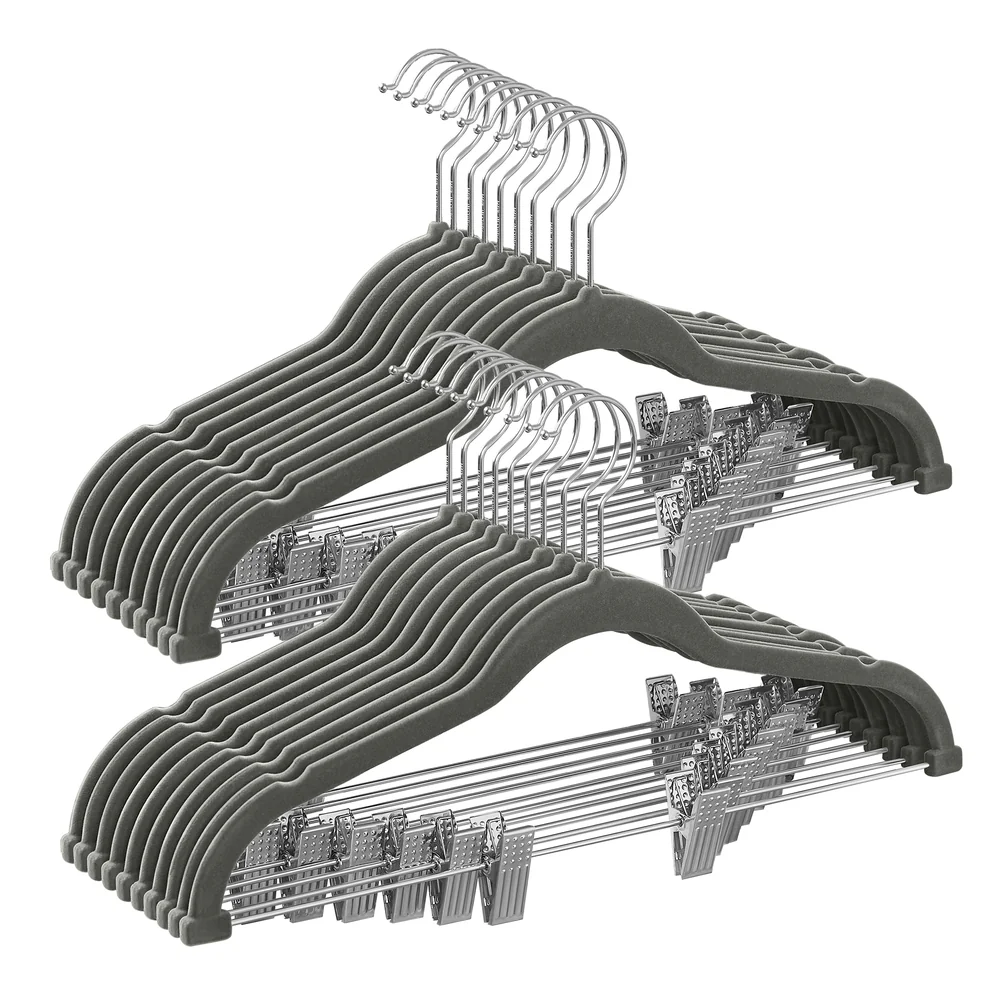 Velvet Pants Hangers with Clips - Image 4