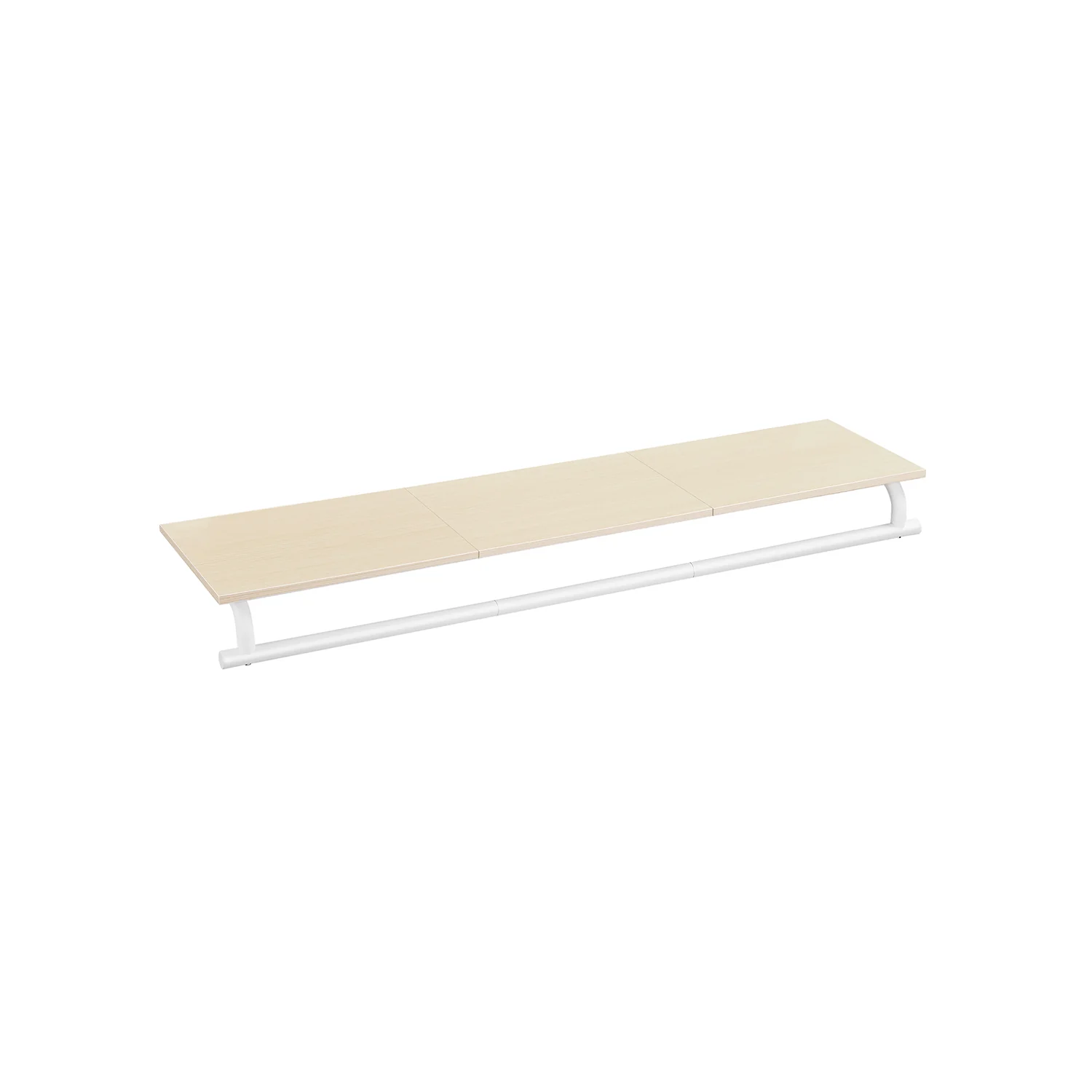 Wall Mounted Clothing Rack, with Hanging Rod - Image 2