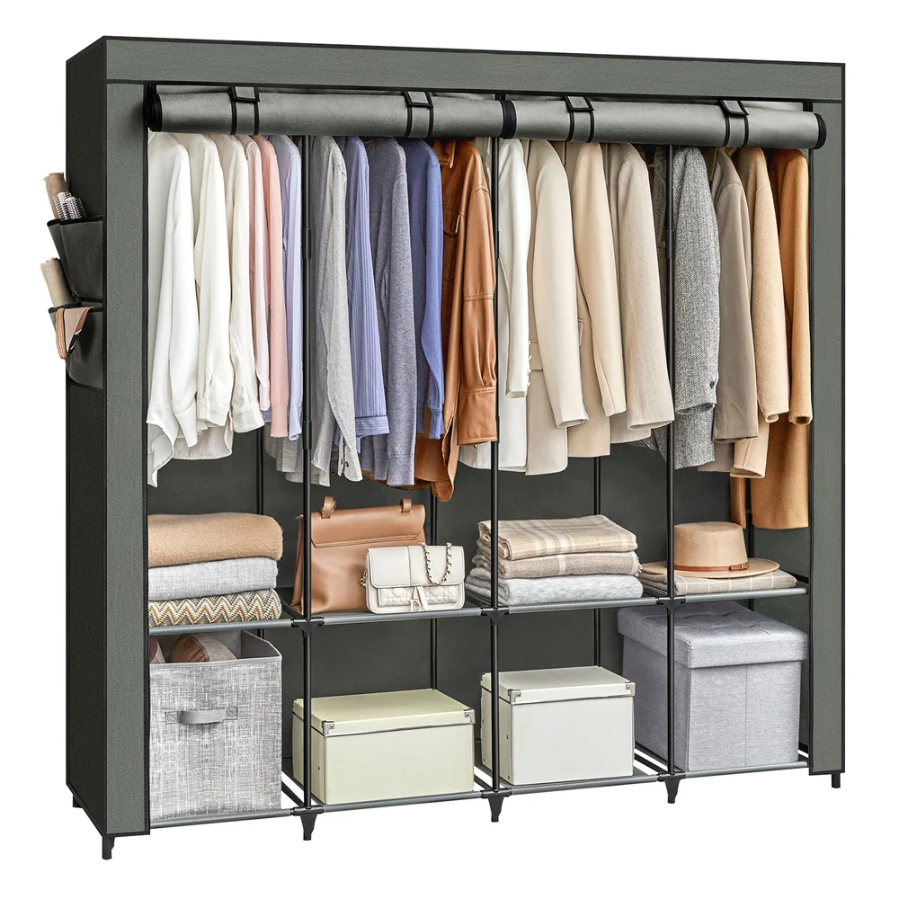 Portable Closet with 3 Shelves - Image 5