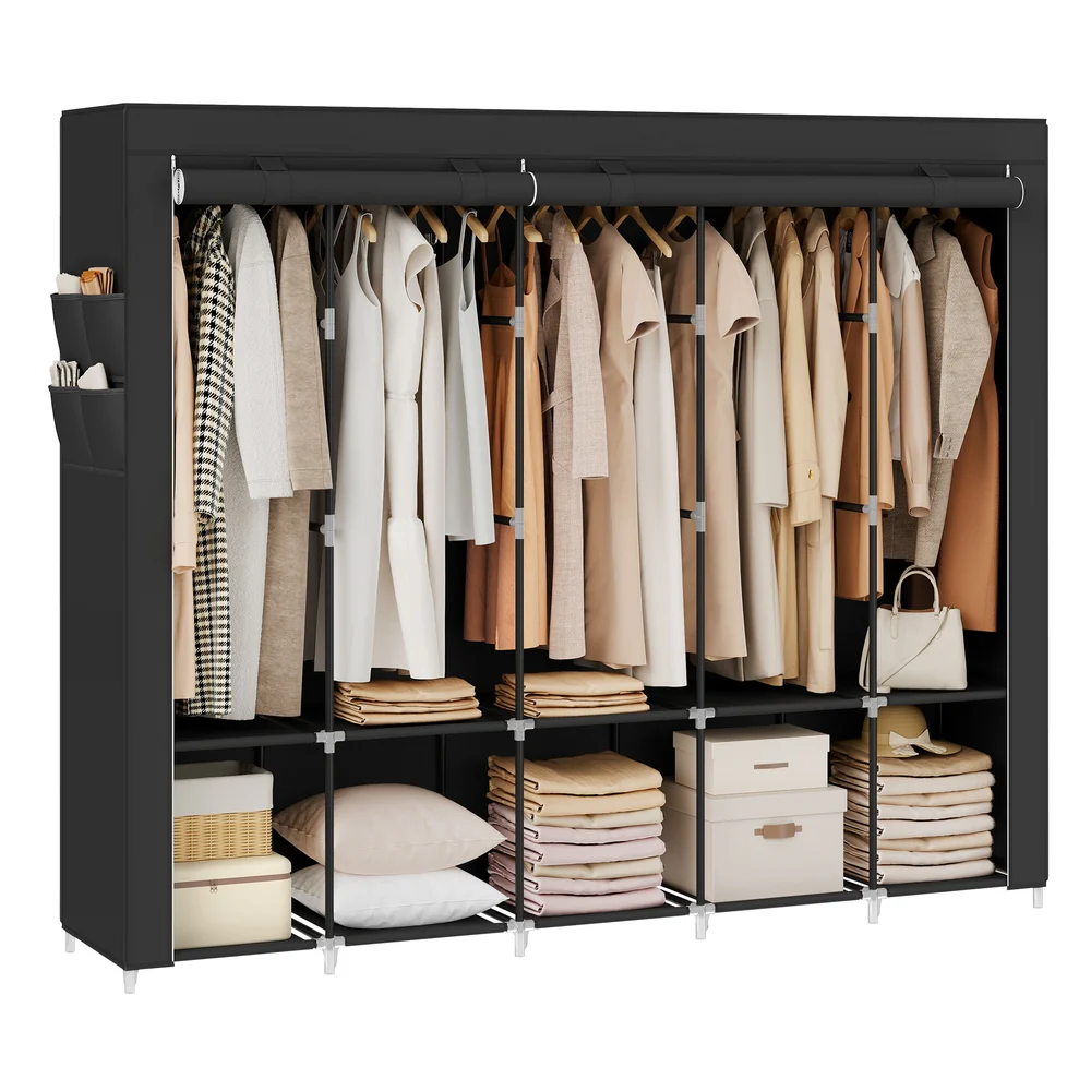 Portable Closet with 3 Shelves - Image 7