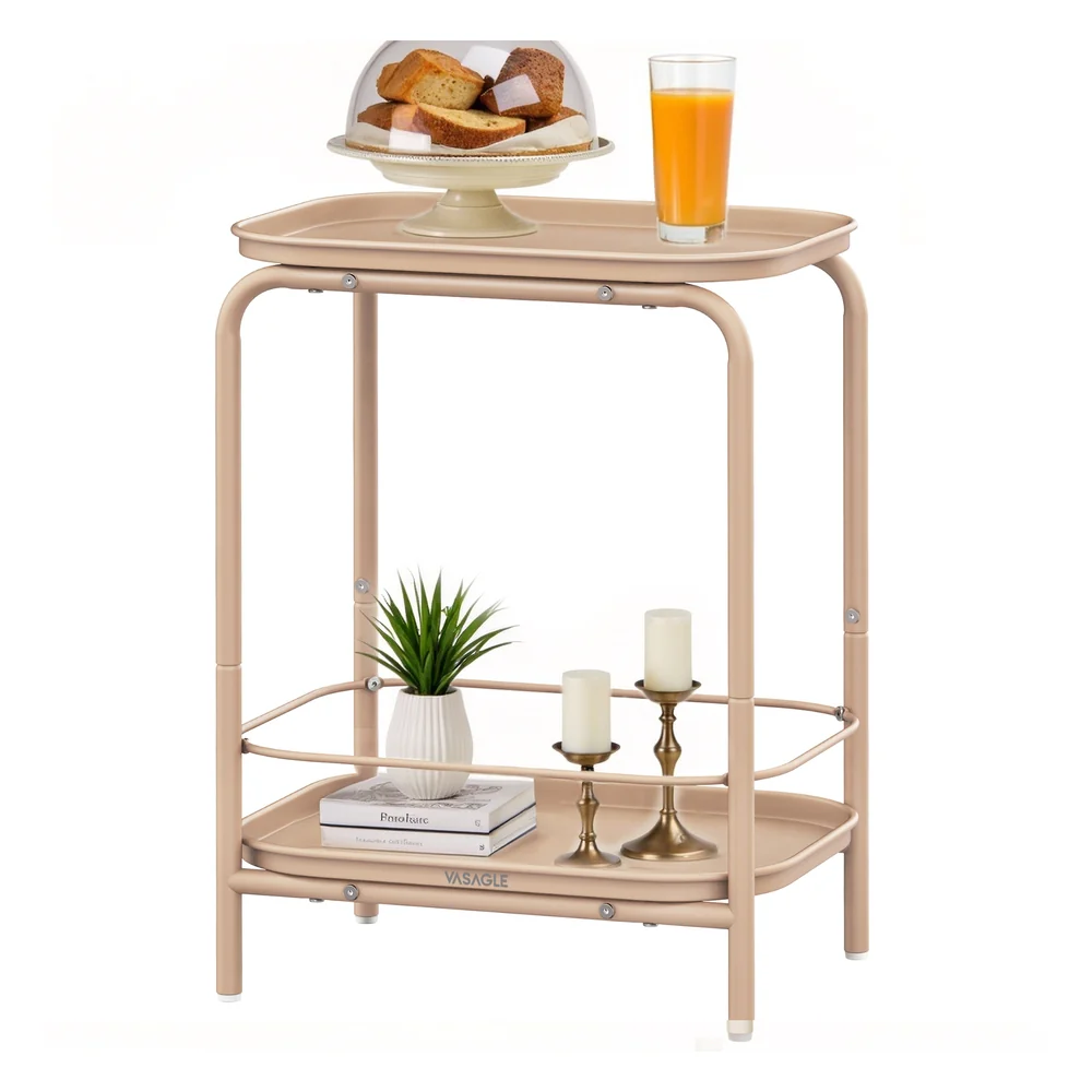 2-Tier Outdoor Accent End Table
