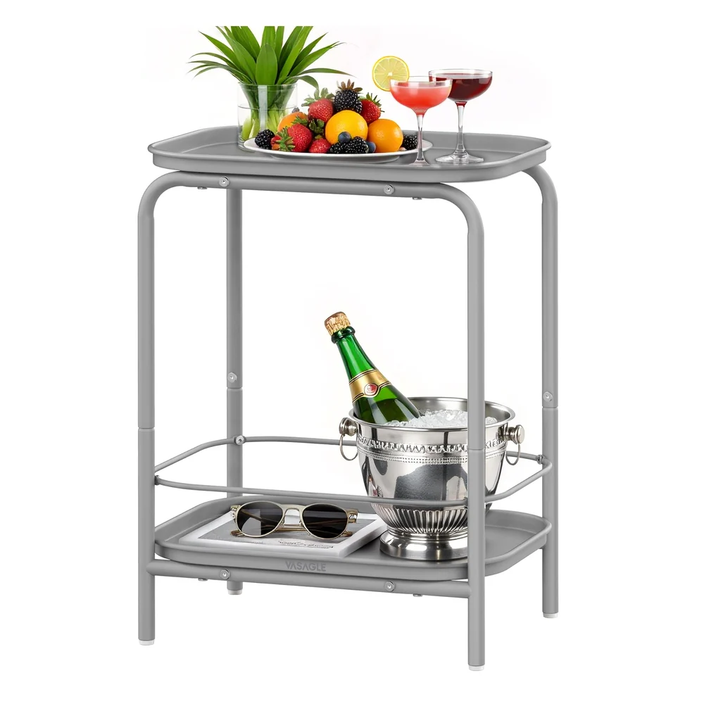 2-Tier Outdoor Accent End Table - Image 3