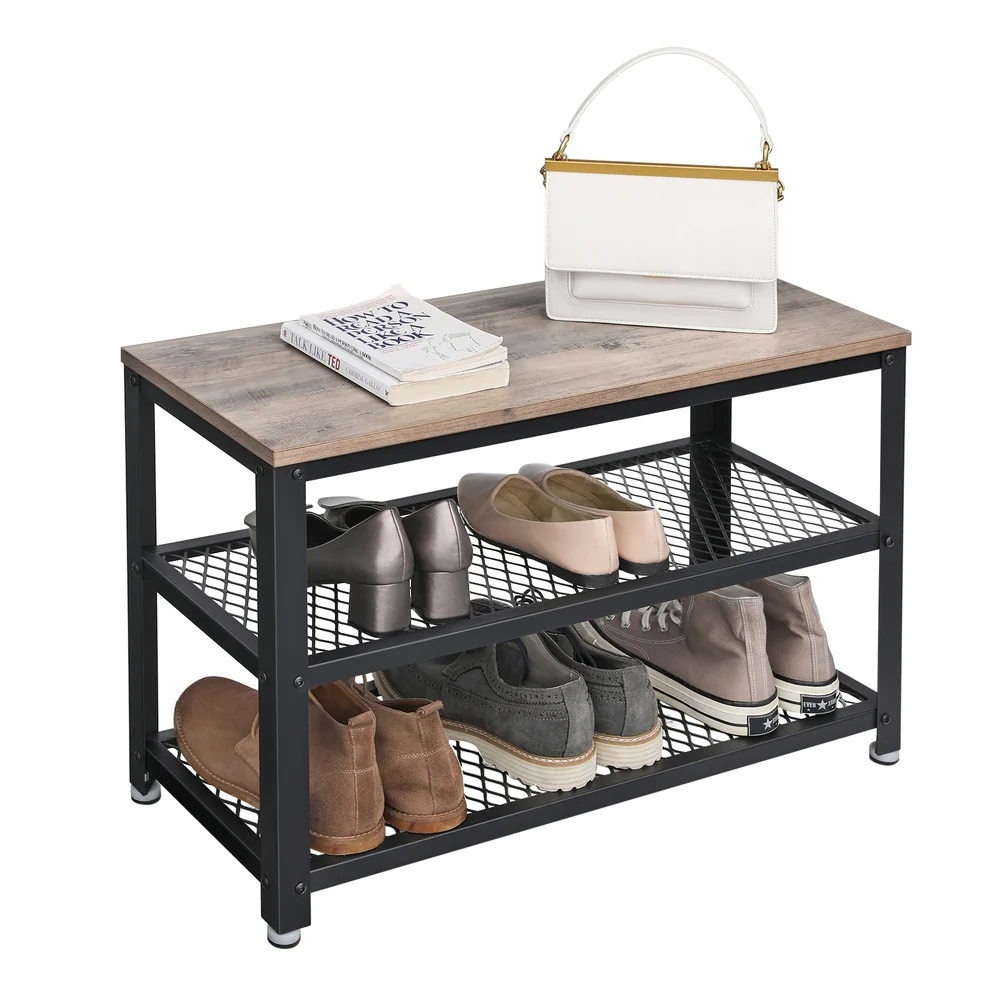 Daxton Collection - 3 Tiers Shoe Bench - Image 3