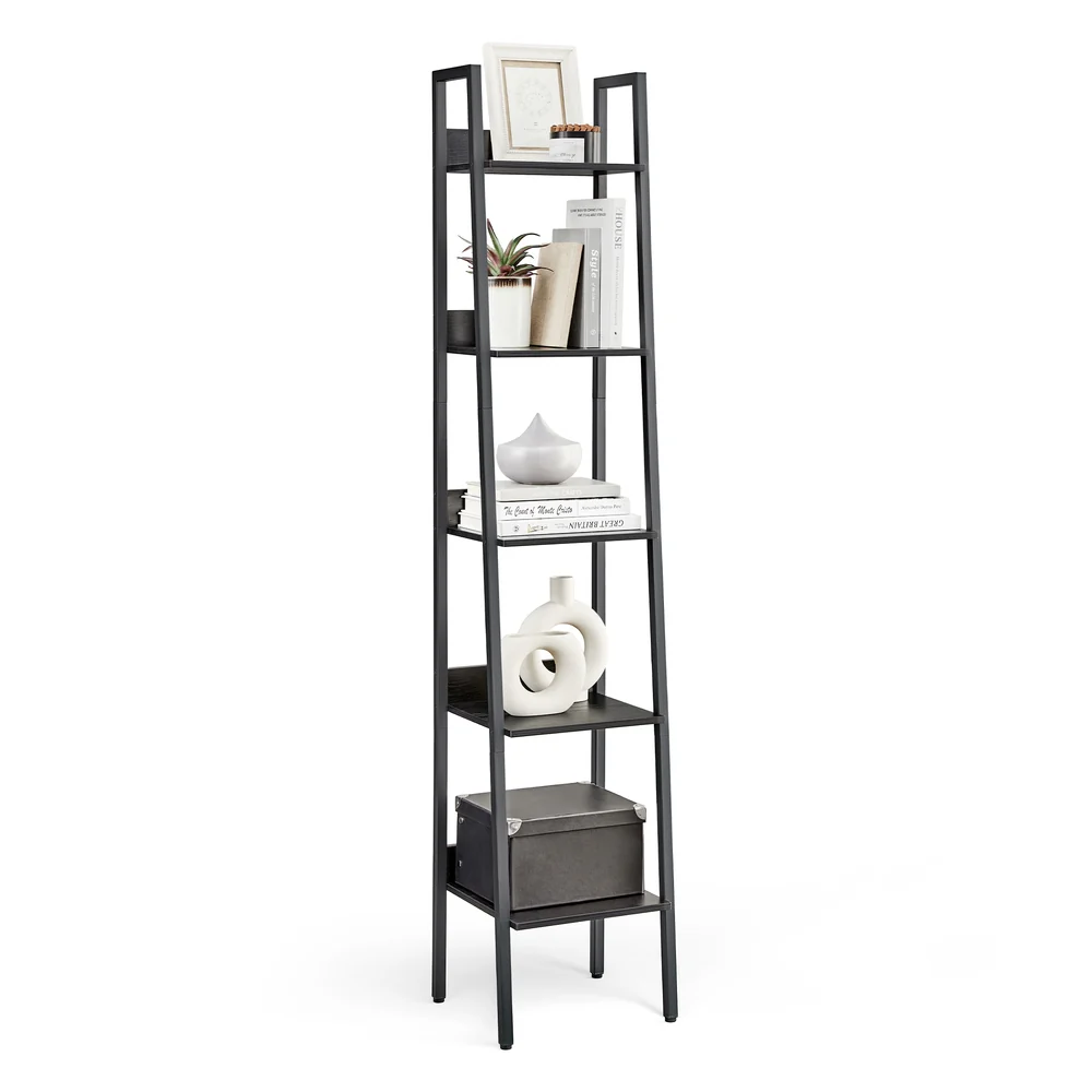 4-Tier Freestanding Ladder Shelf - Image 3