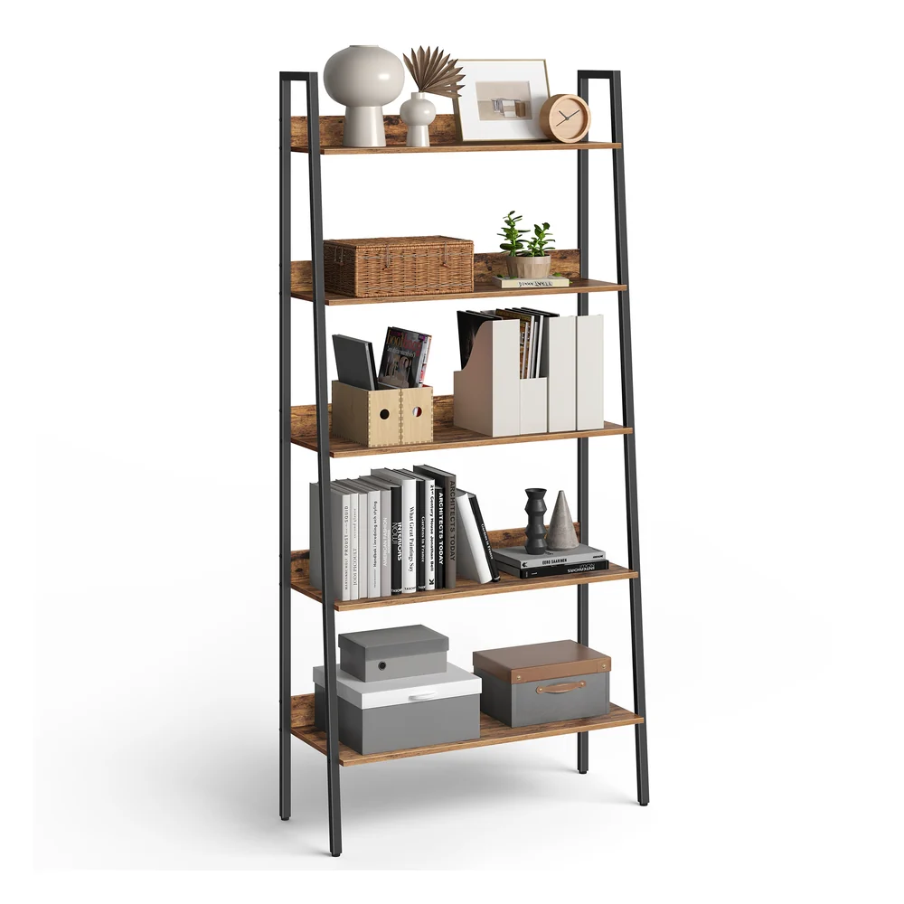 4-Tier Freestanding Ladder Shelf - Image 5