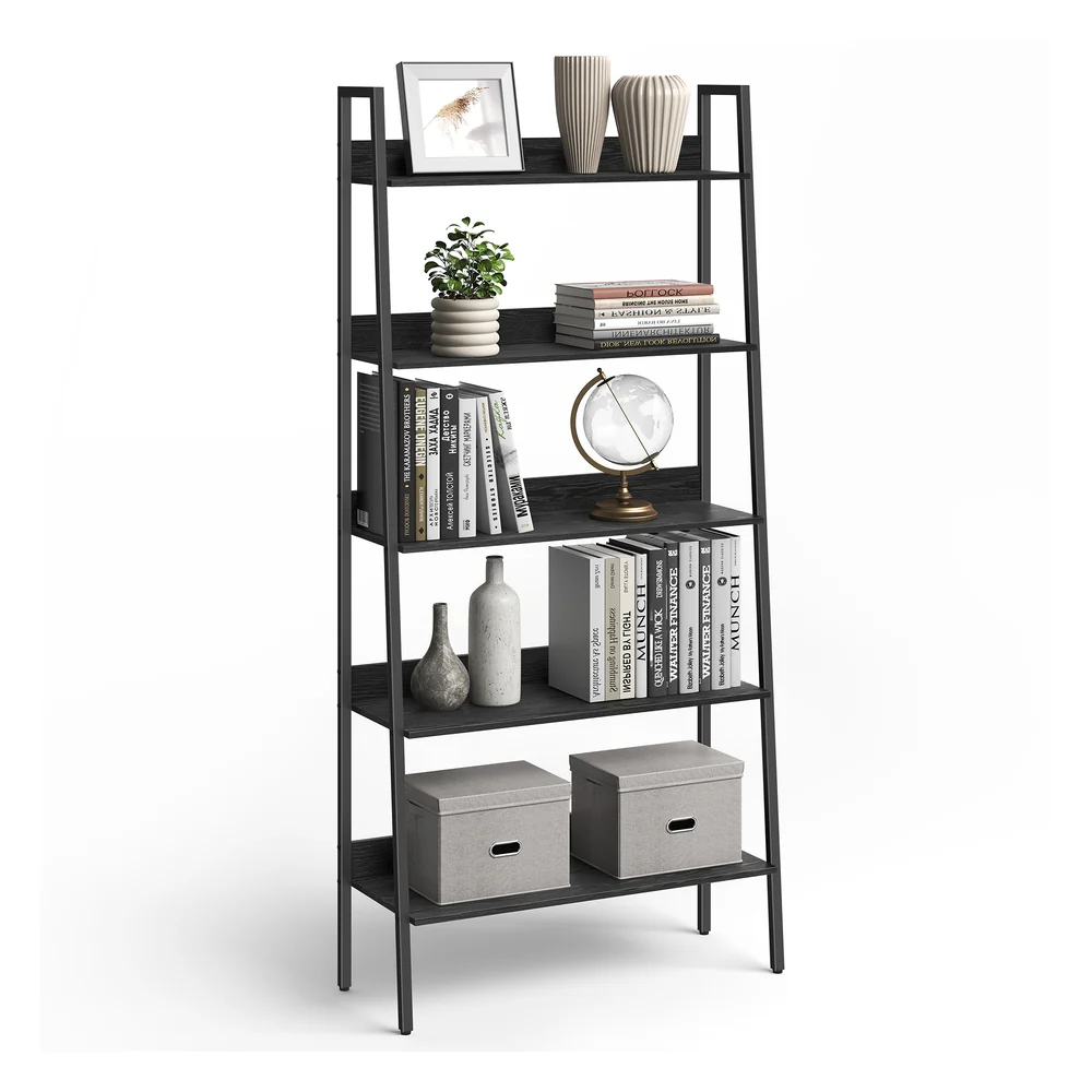 4-Tier Freestanding Ladder Shelf - Image 6