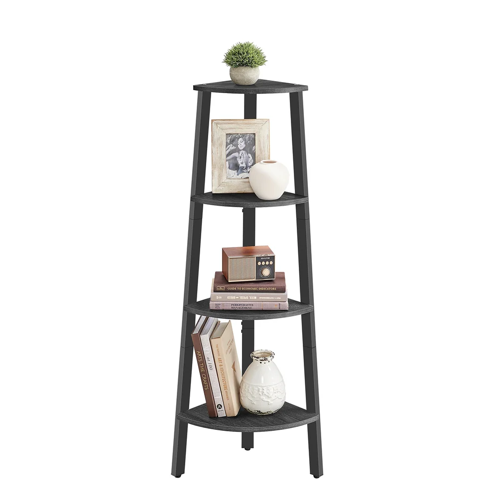 4-Tier Industrial Corner Shelf - Image 3
