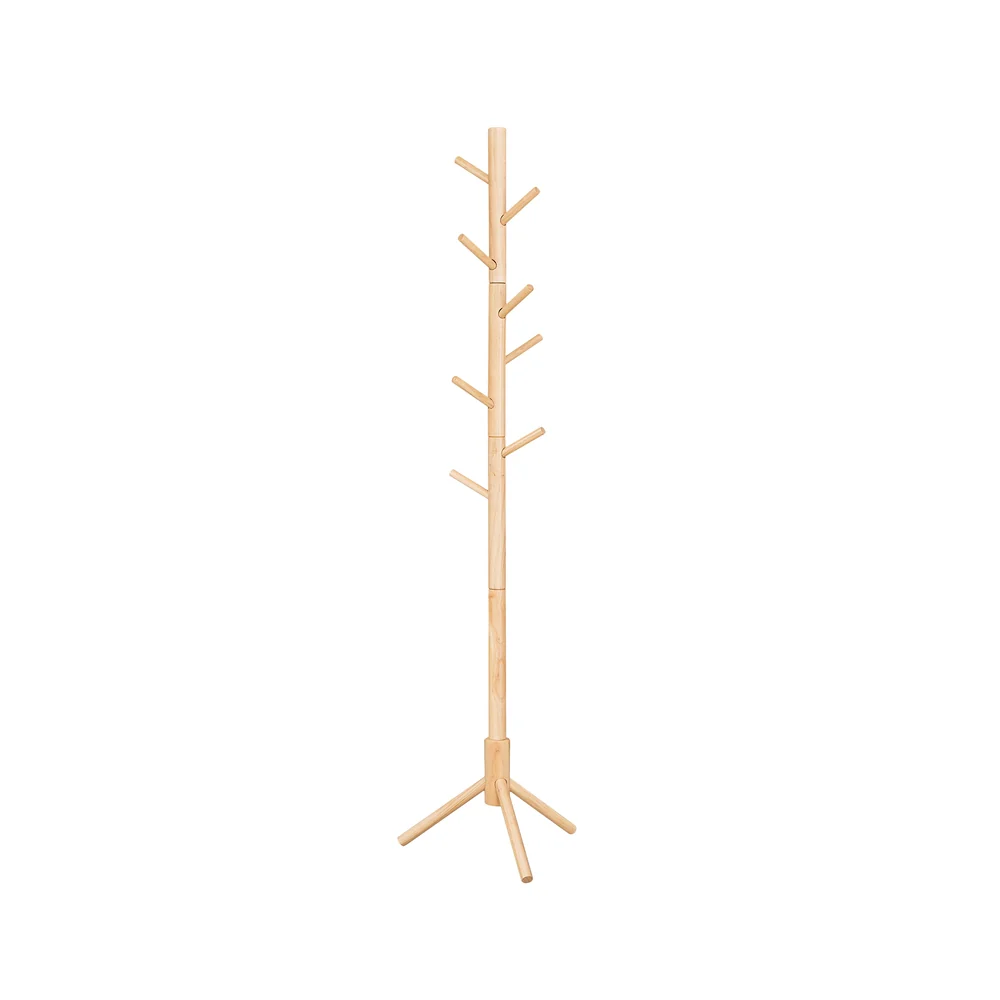 Free Standing Tree-Shaped Coat Rack with Hooks - Image 7