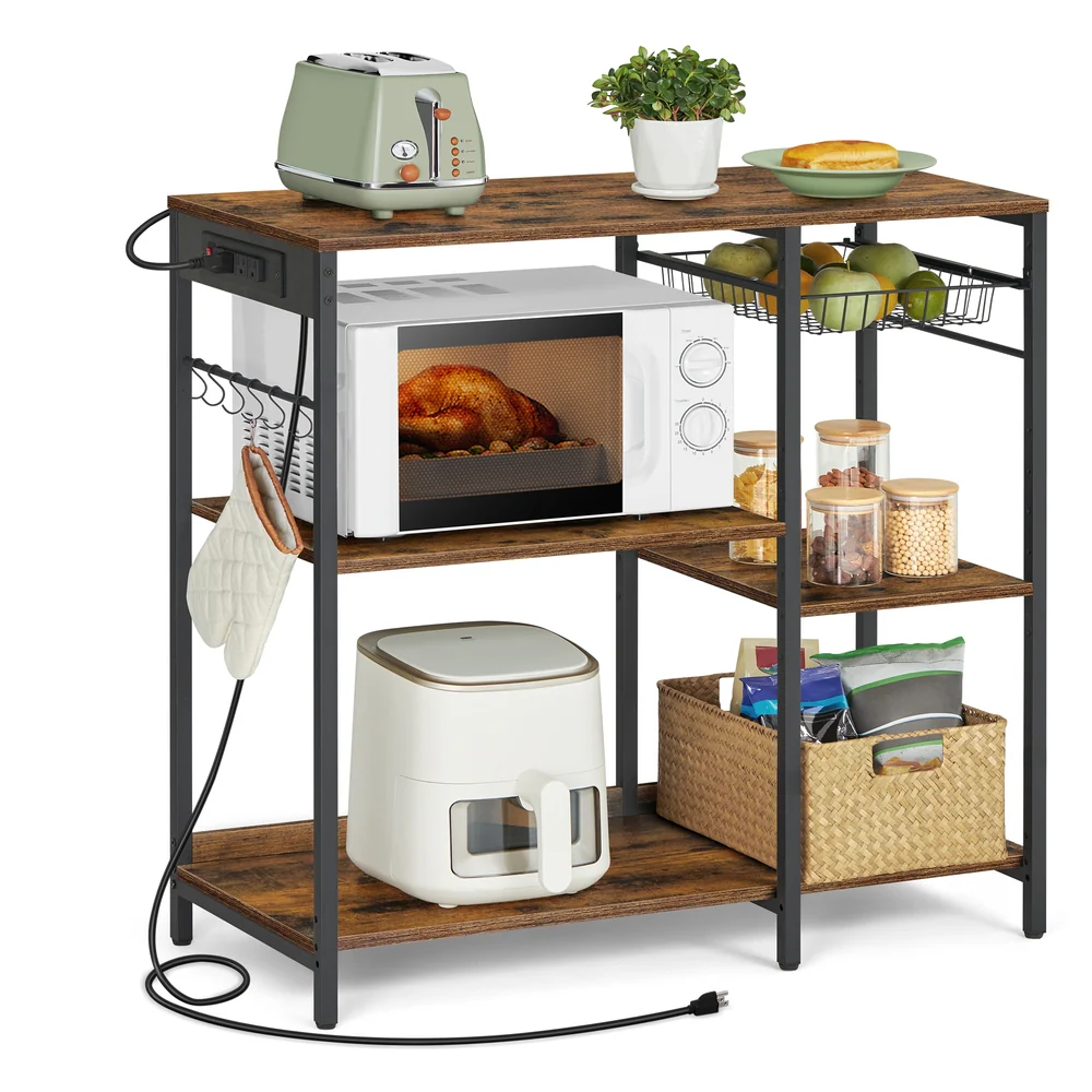 Baker's Rack with Charging Station