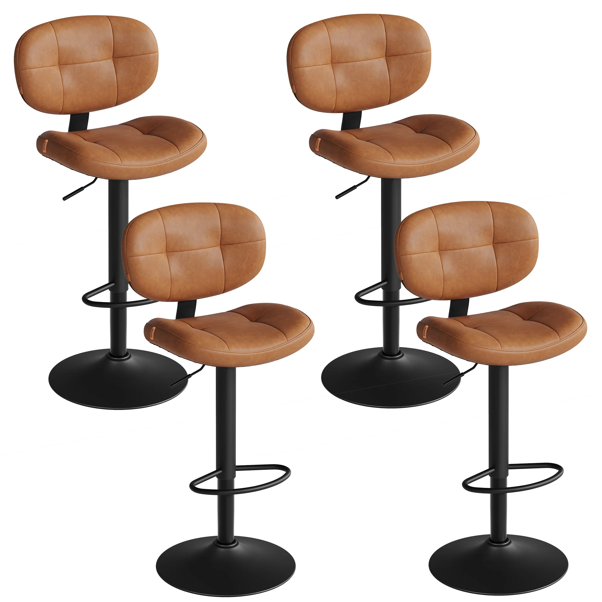 Bar Stools, Height Adjustable Kitchen Barstools - Image 2