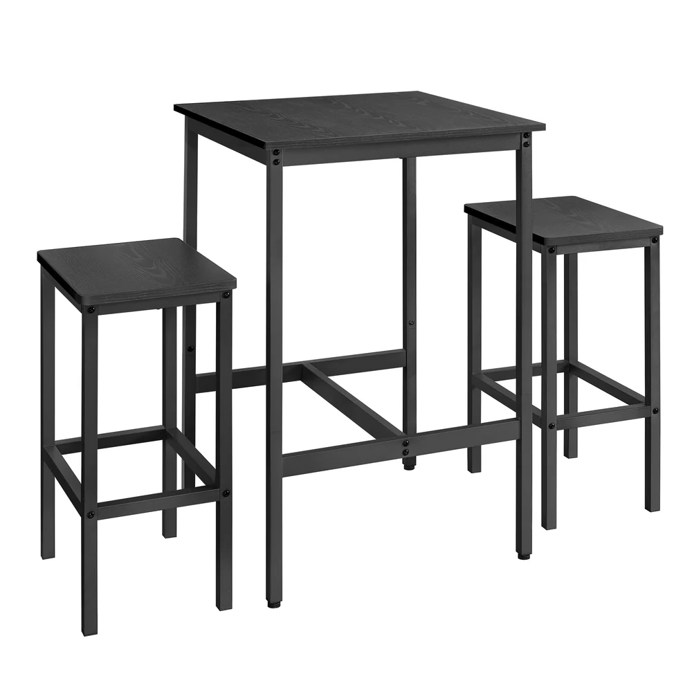 Bar Table and Chairs Set - Image 2