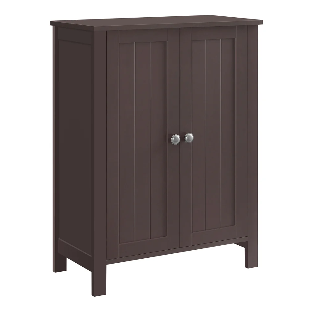 Helan Collection - Bathroom Floor Storage Cabinet with Double Door - Image 3
