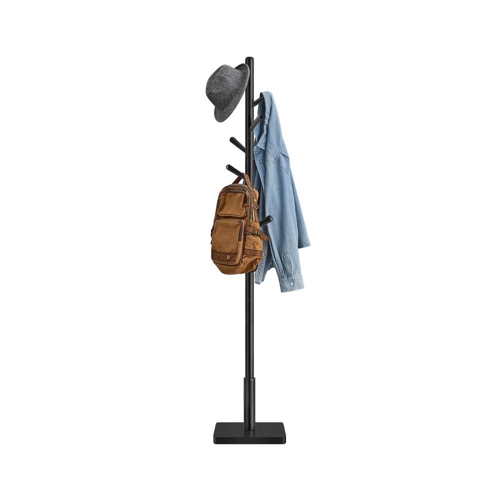 Solid wood coat rack with adjustable height for entryway - Image 4