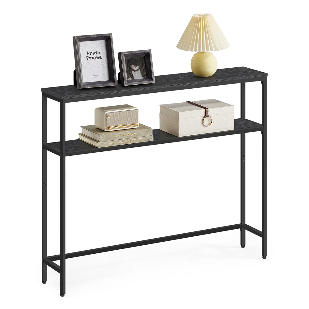 2-Tier Sofa Table Narrow Entryway Table - Image 7