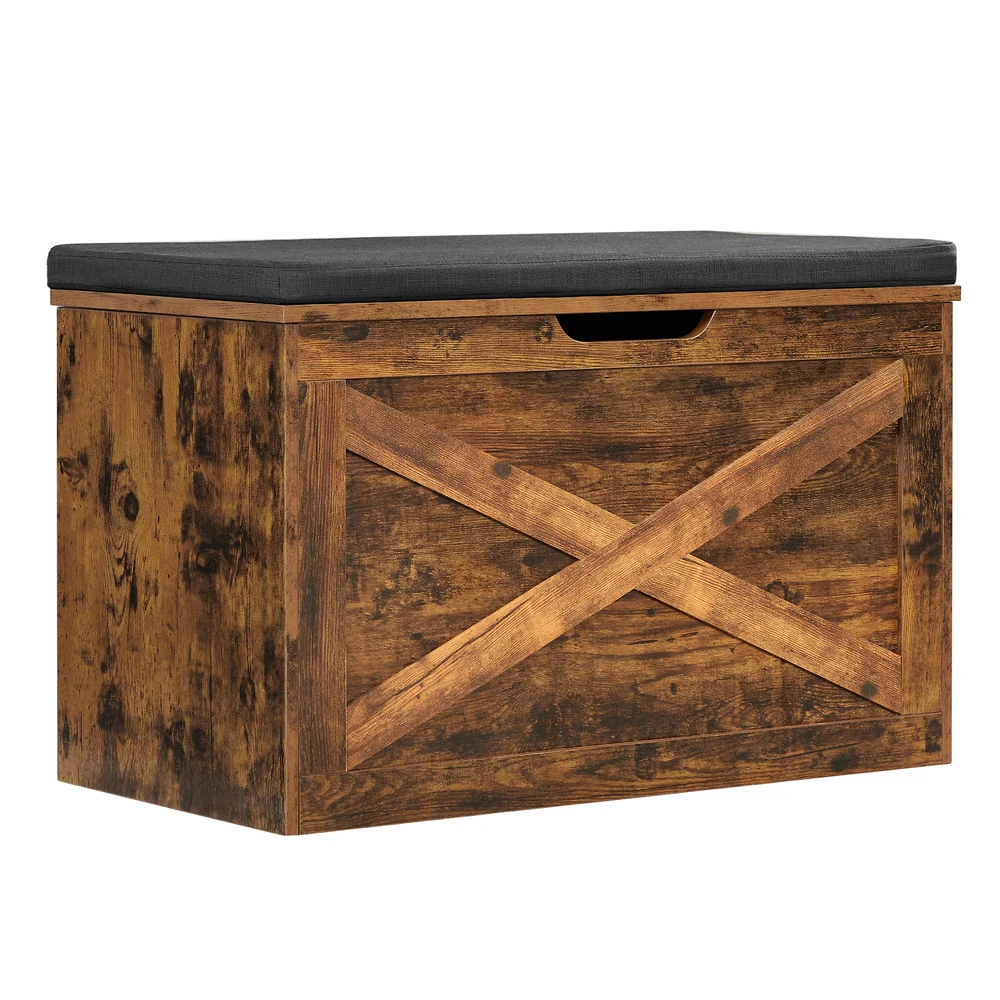 Barn-Door Style Storage Chest Cabinet