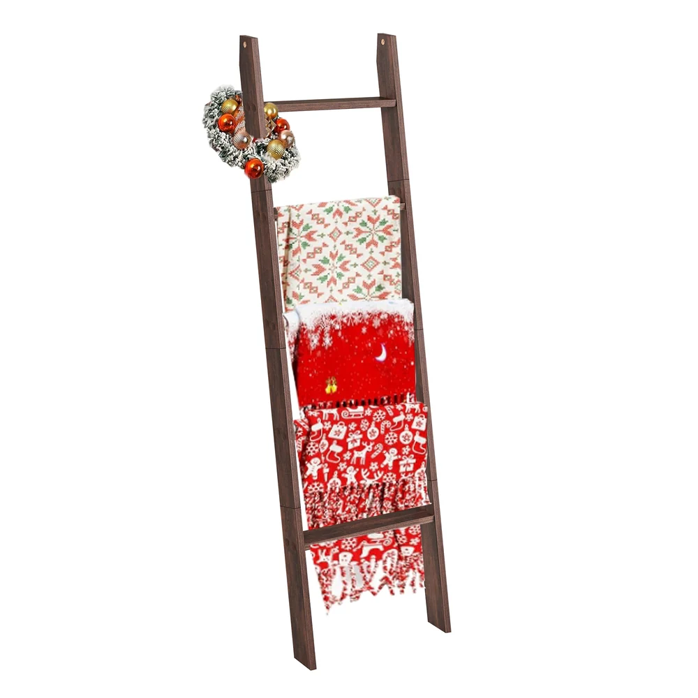 5-Tier Blanket Ladder Shelf