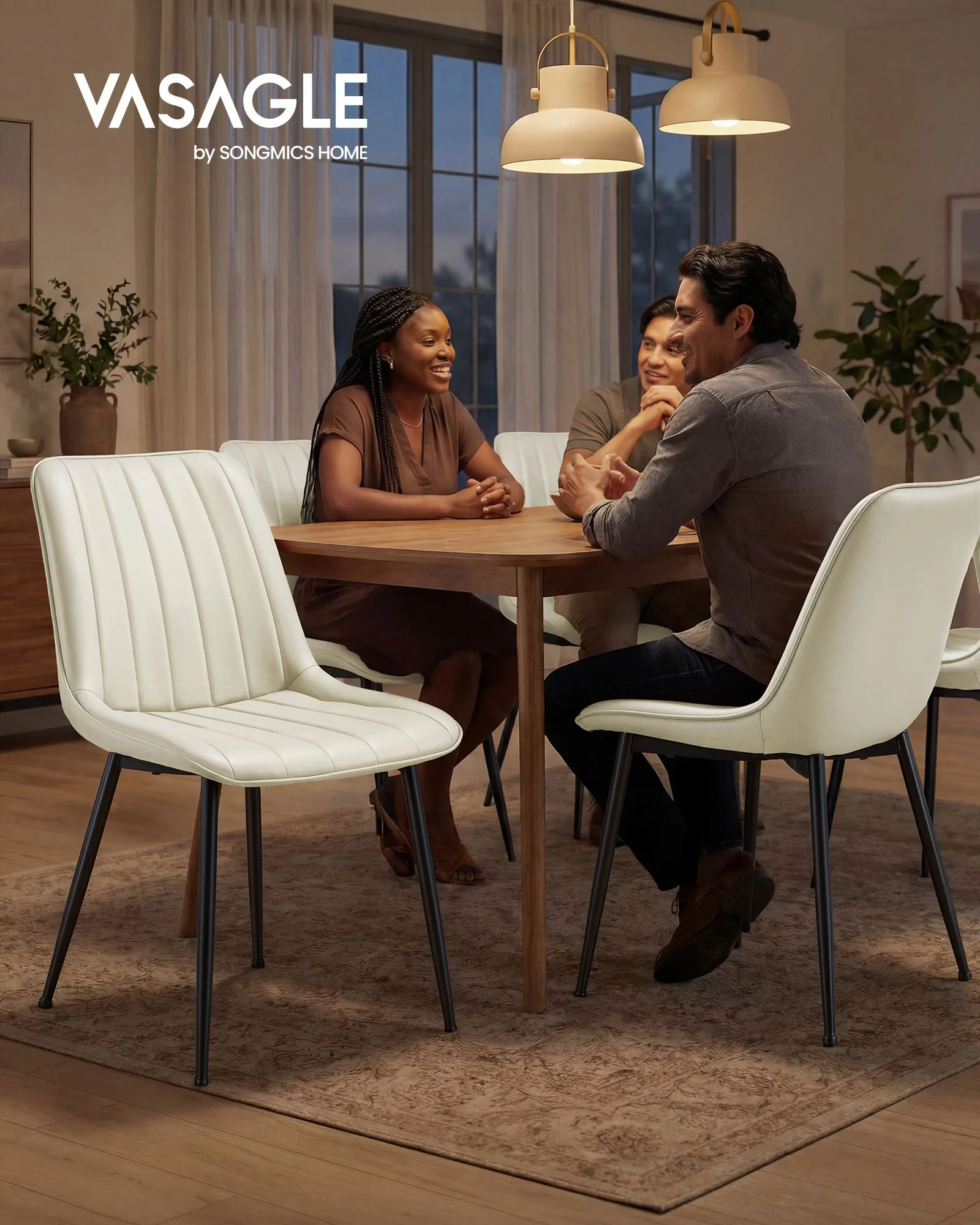 Dining Chairs, Upholstered Kitchen Chairs - Image 2