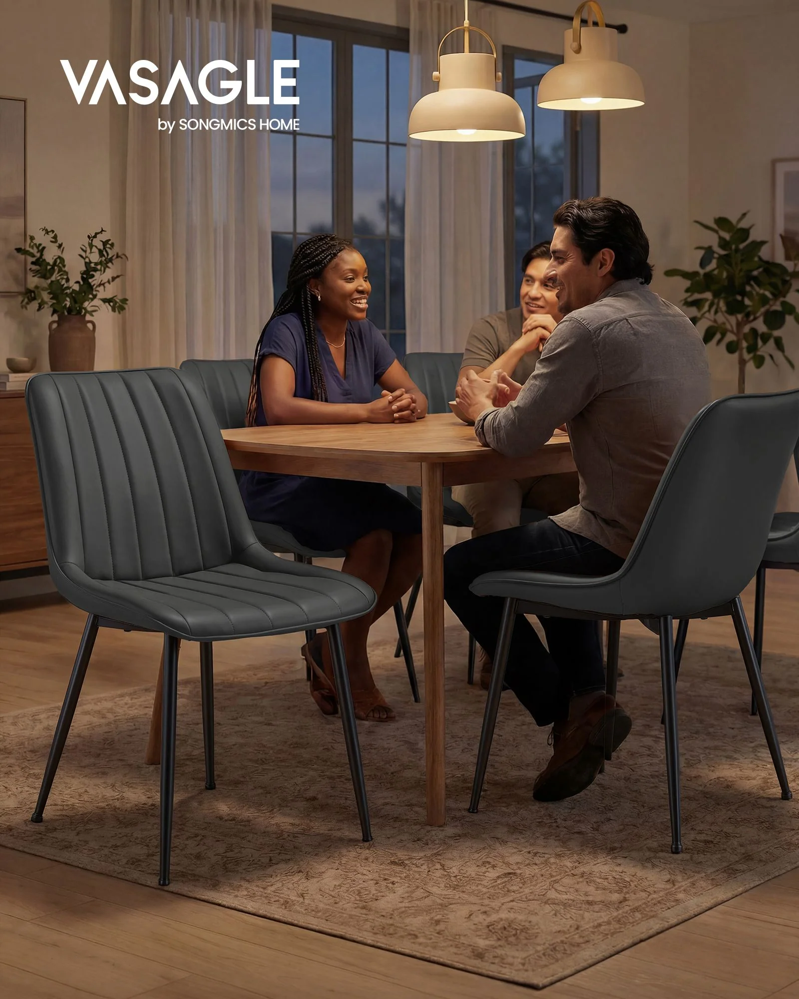 Dining Chairs, Upholstered Kitchen Chairs - Image 4