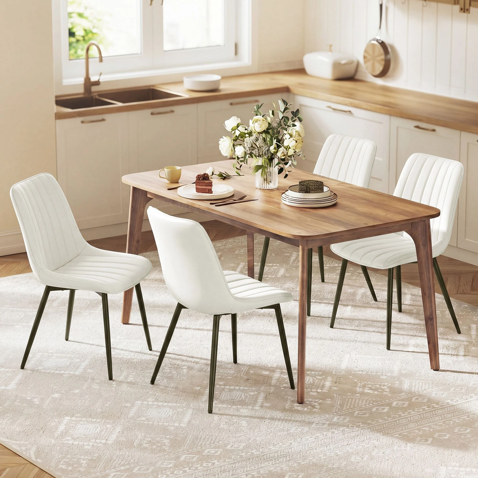 Dining Chairs, Upholstered Kitchen Chairs - Image 6