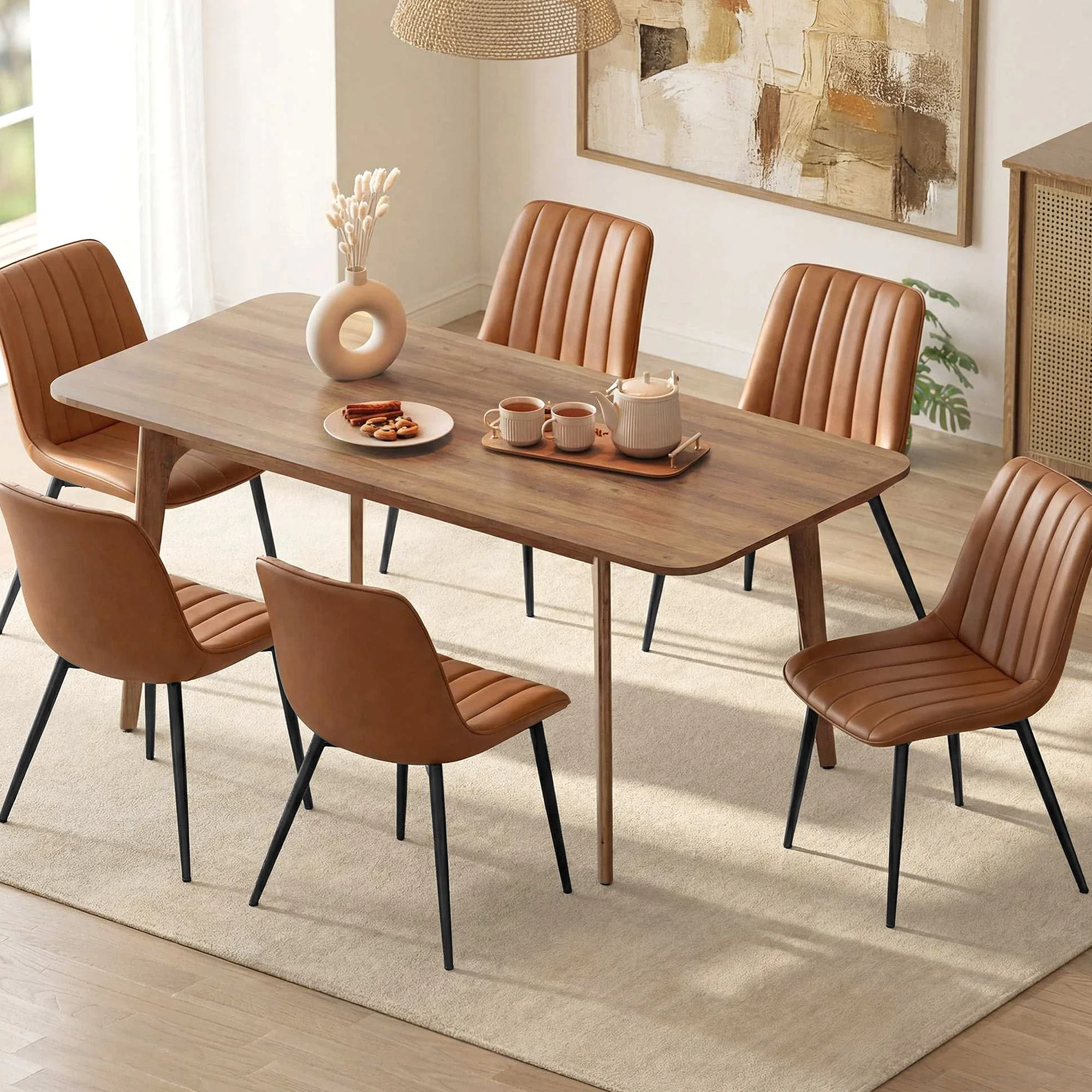 Dining Chairs, Upholstered Kitchen Chairs - Image 9
