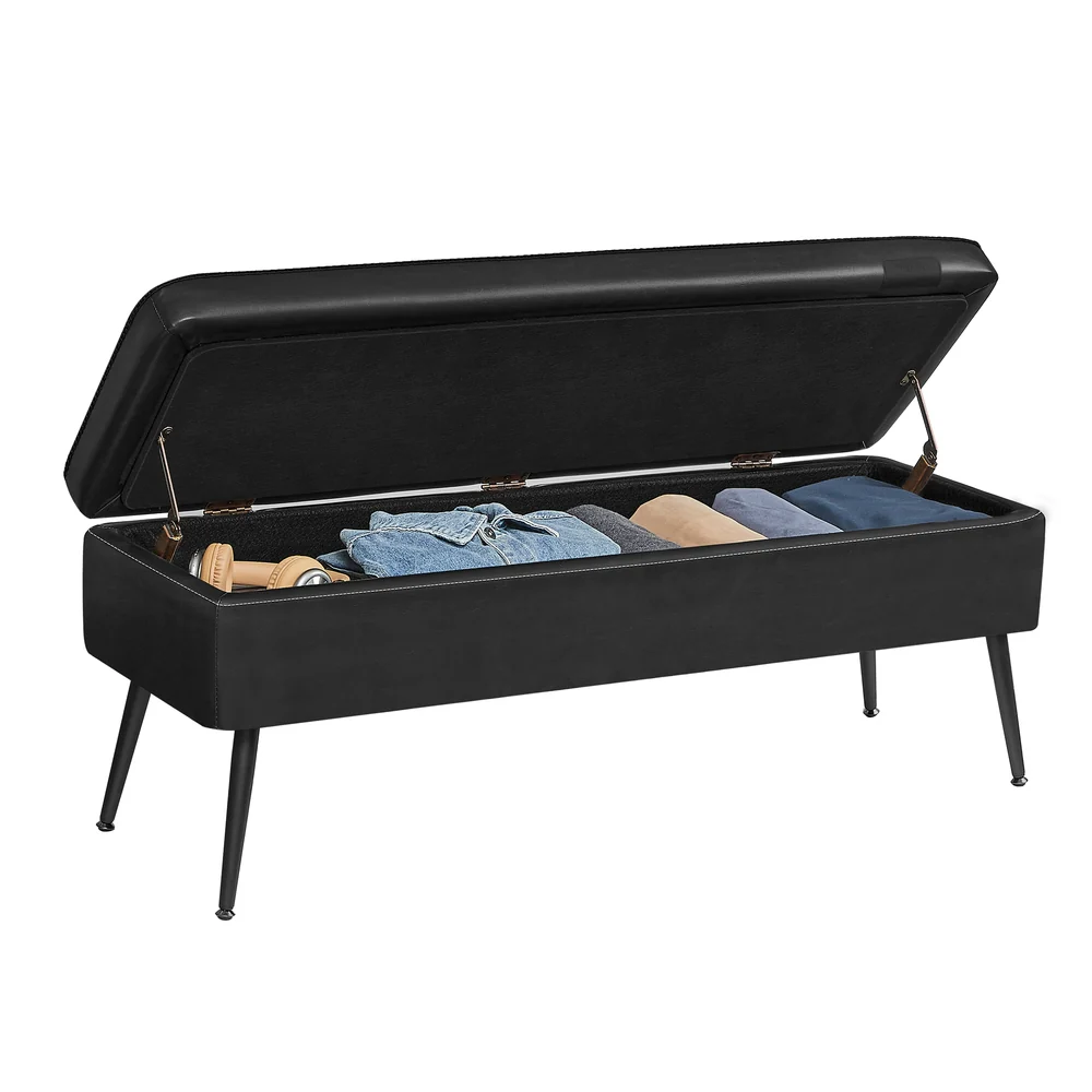 EKHO Collection - Storage Ottoman Bench 15 Gallons - Image 3