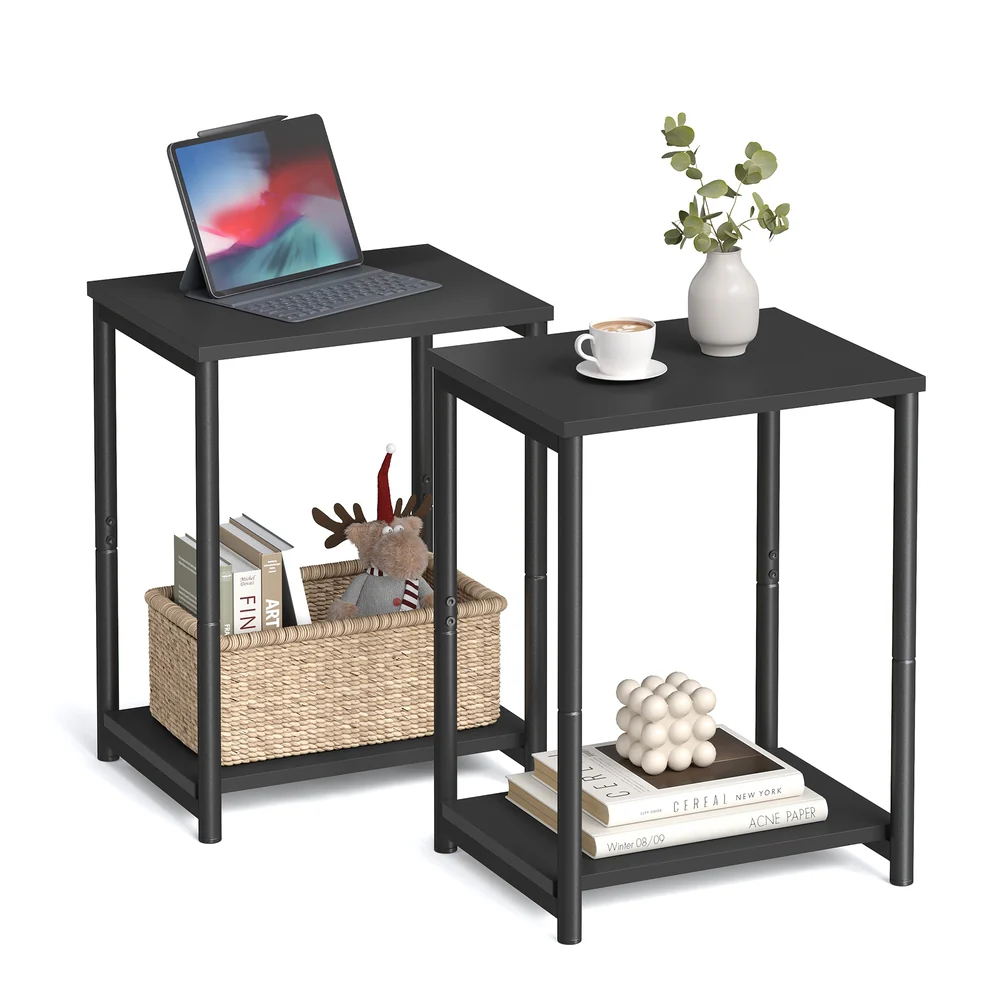 Side Table with Open Storage - Image 2