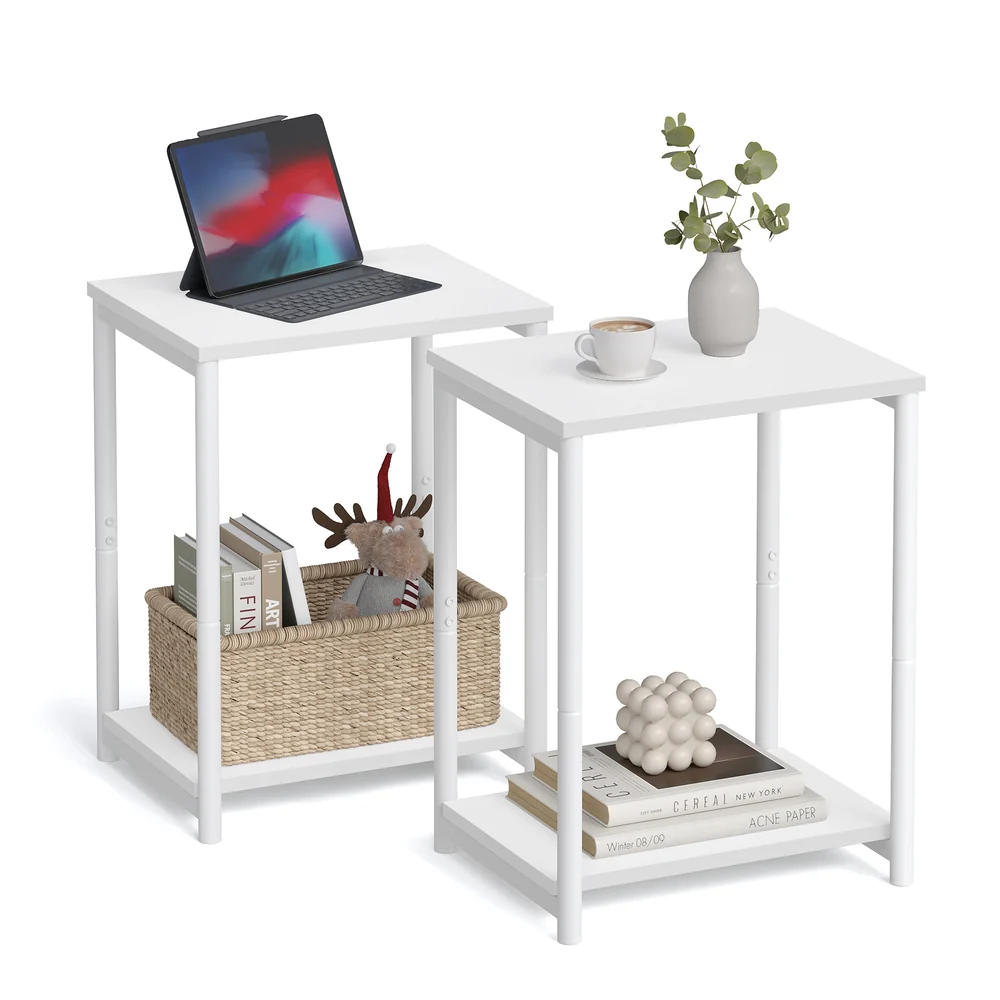 Side Table with Open Storage - Image 3