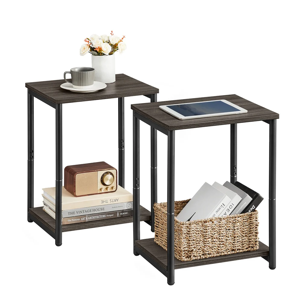 Side Table with Open Storage - Image 4