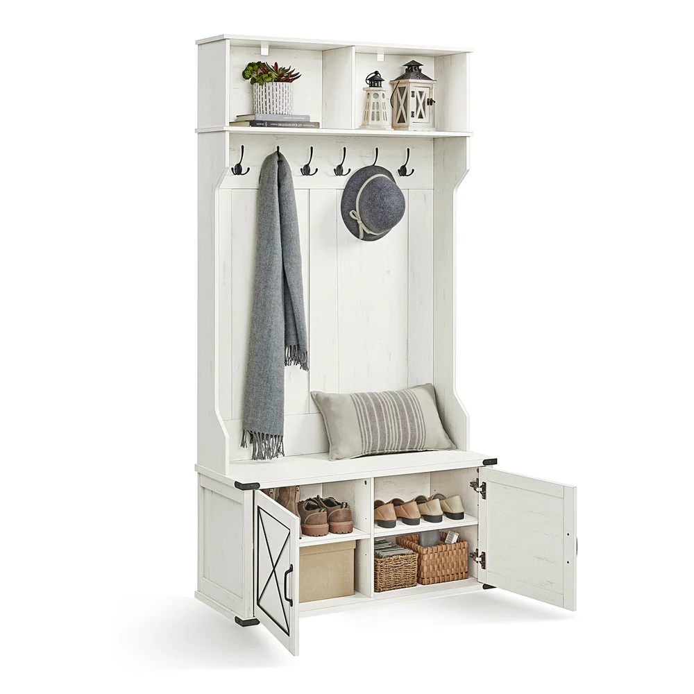 Farmhouse Style Hall Tree