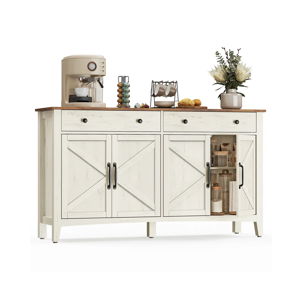 Liry Collection - Buffet Cabinet with drawers and shelves