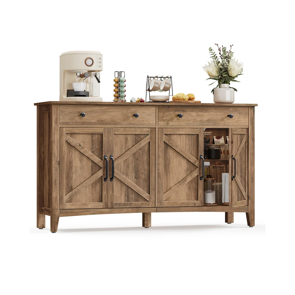 Liry Collection - Buffet Cabinet with drawers and shelves - Image 2
