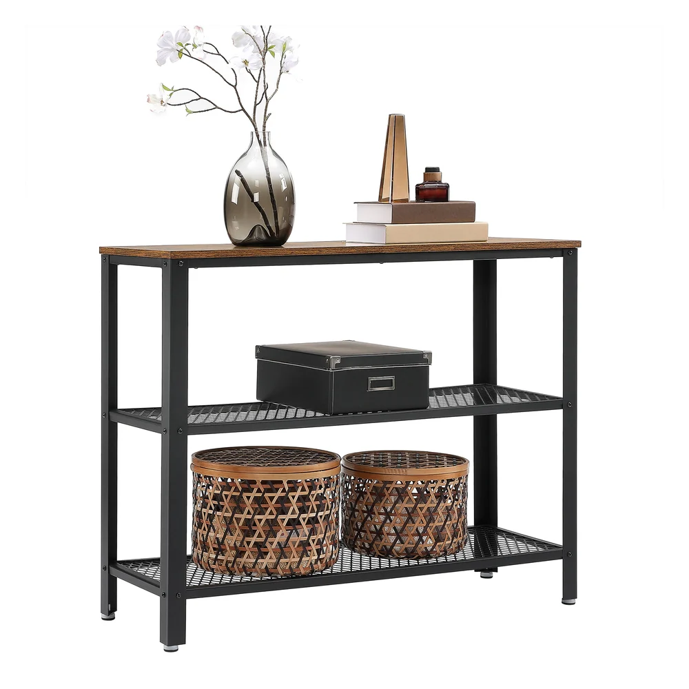Mesh Shelves Hallway Table