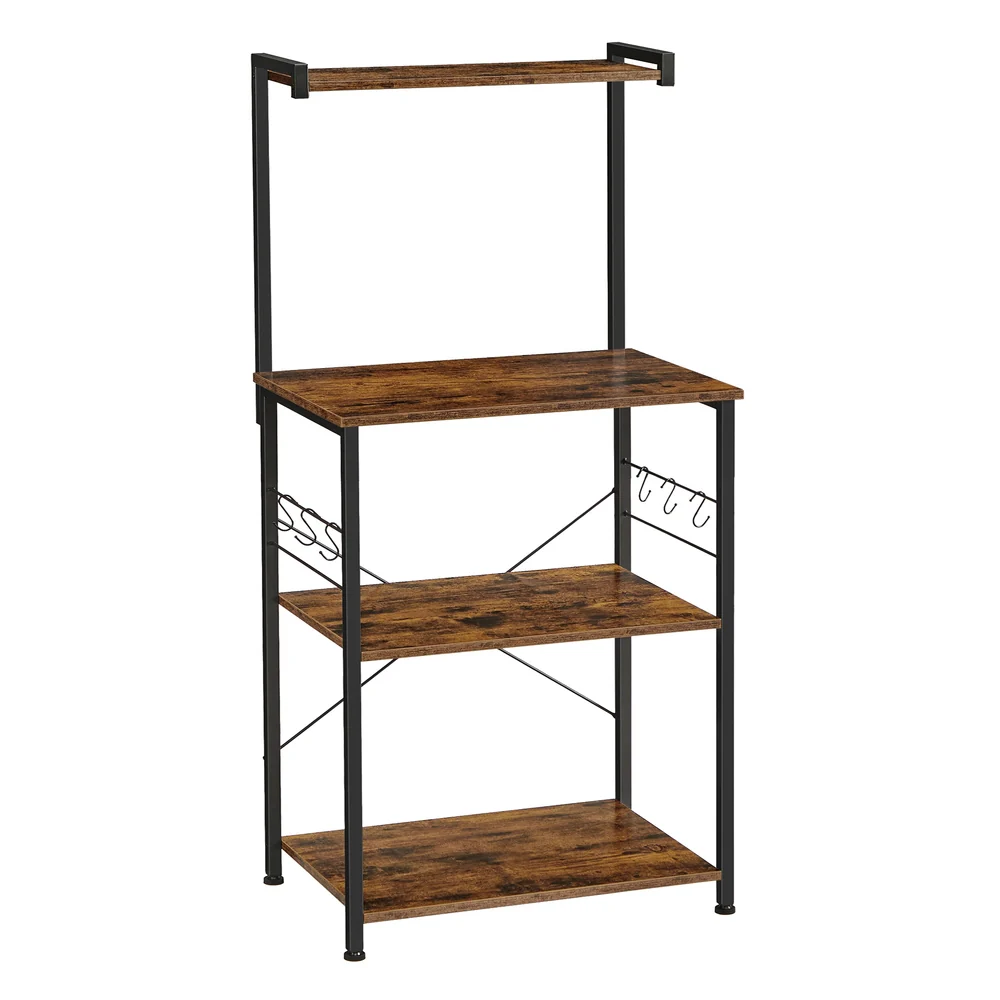 Microwave Oven Stand with Storage Shelves - Image 2