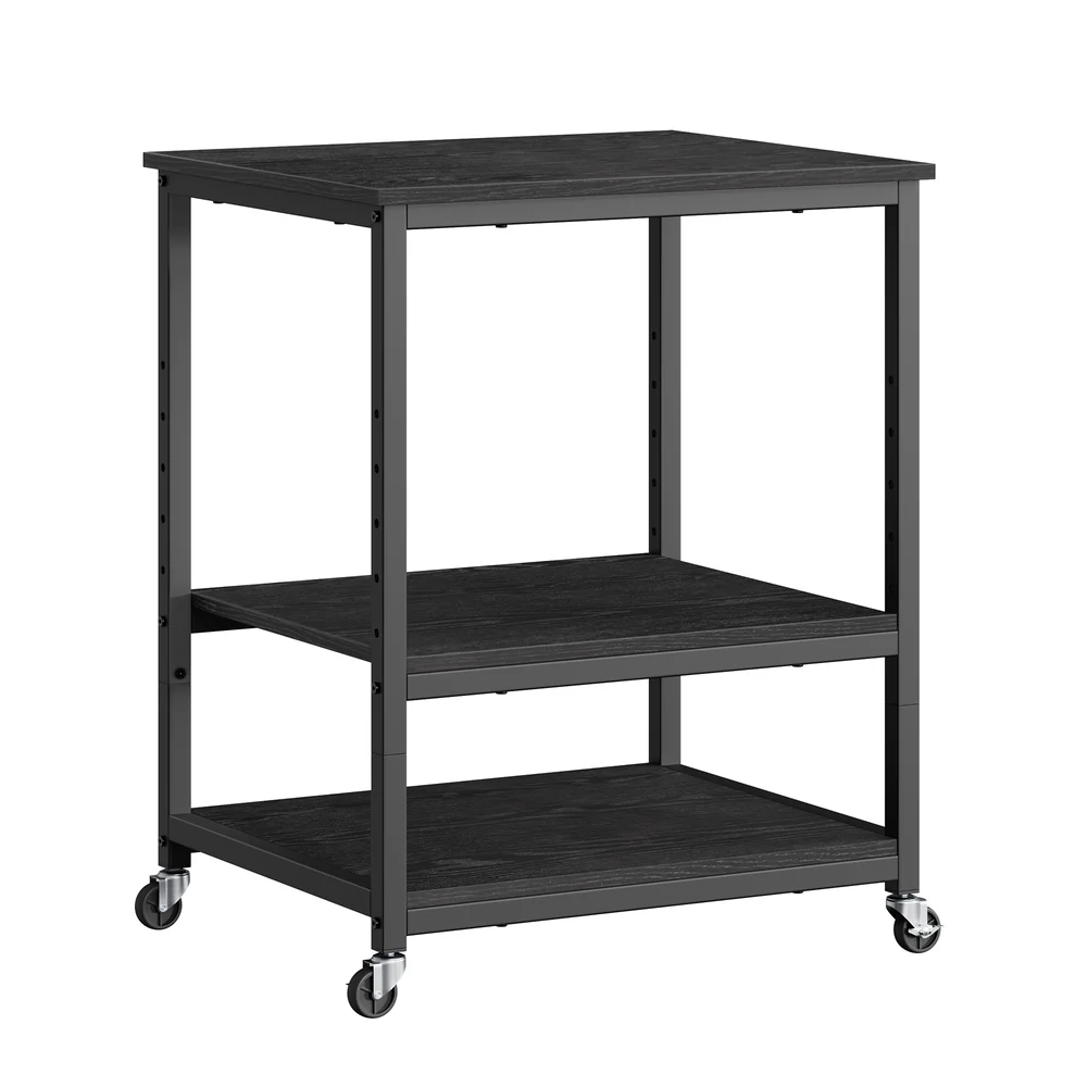 Move Office Supplies Easily with a Rolling Printer Stand - Image 4