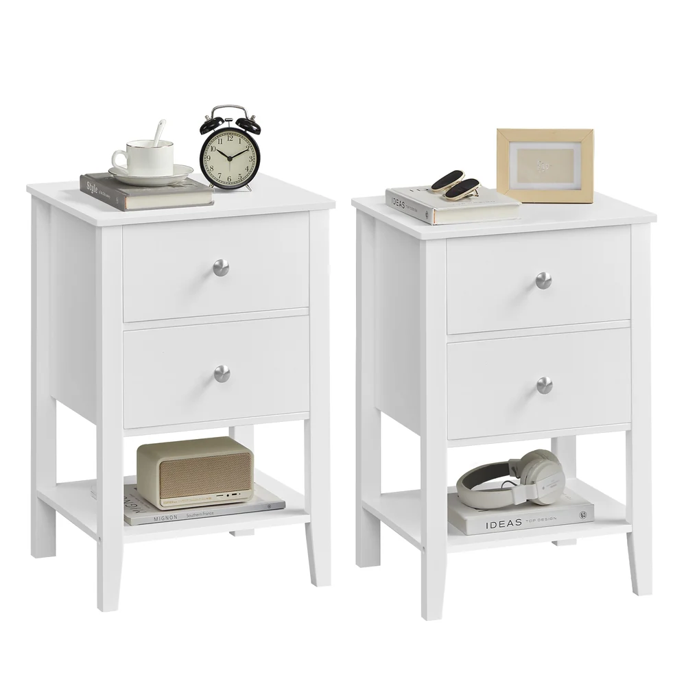 Set of 2 Bamboo Nightstands