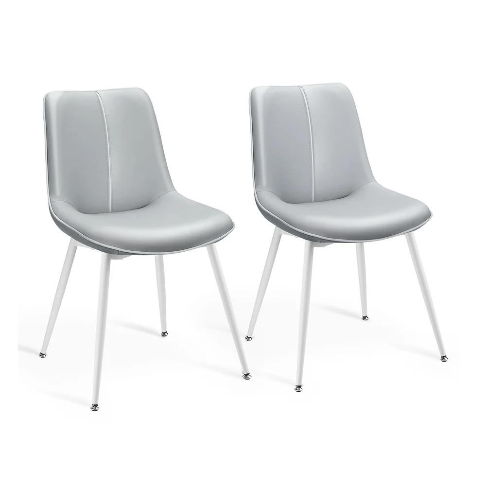 Leather Dining Chairs Set - Image 2
