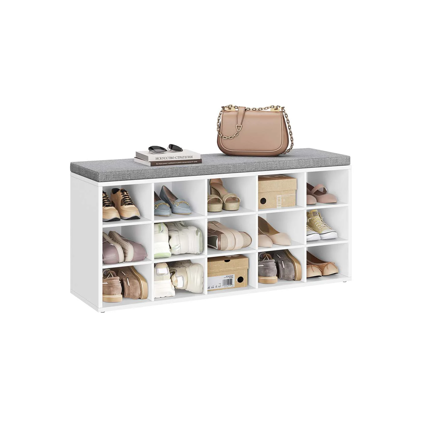 Shoe Bench with Cushion