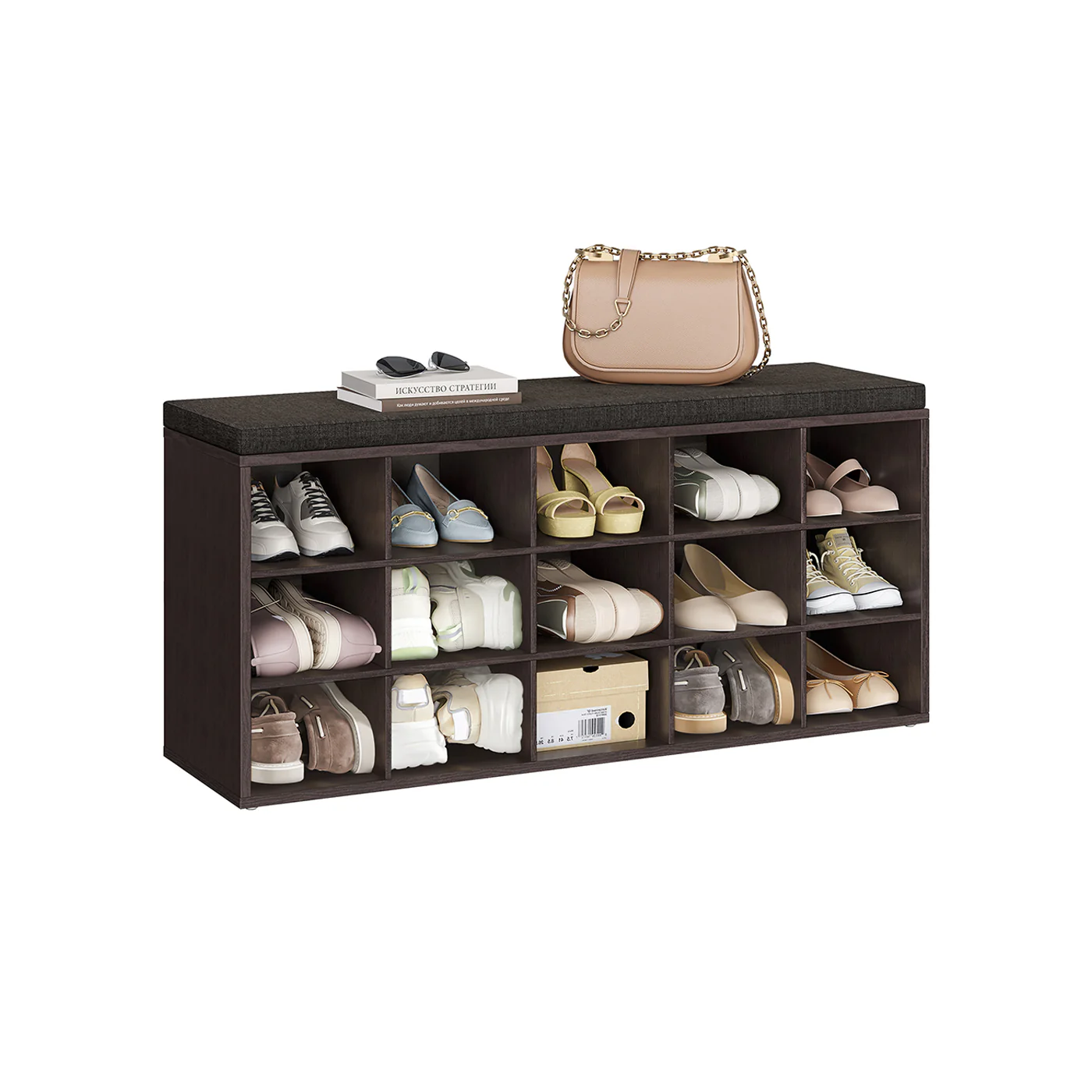 Shoe Bench with Cushion - Image 6