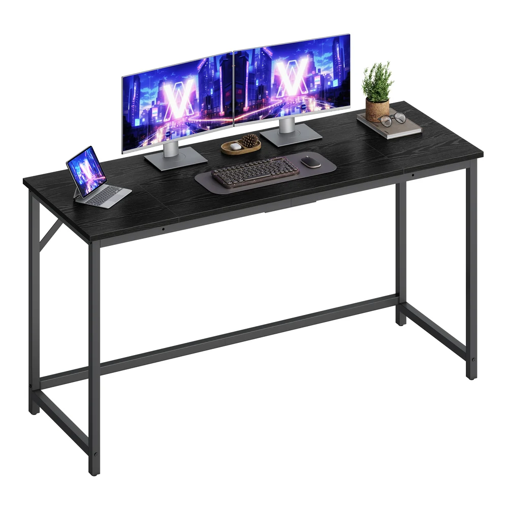 Steel frame computer desk for study or home office - Image 3