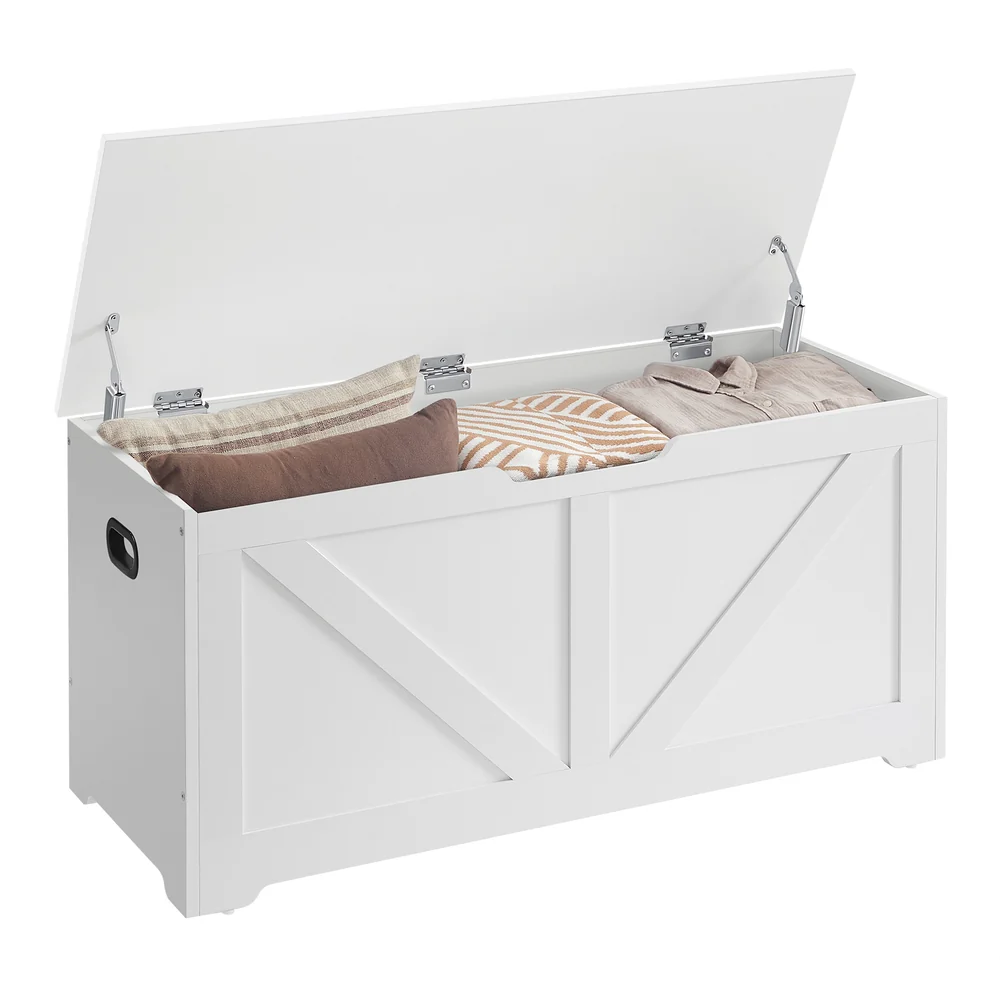 Storage Chest with 2 Safety Hinges
