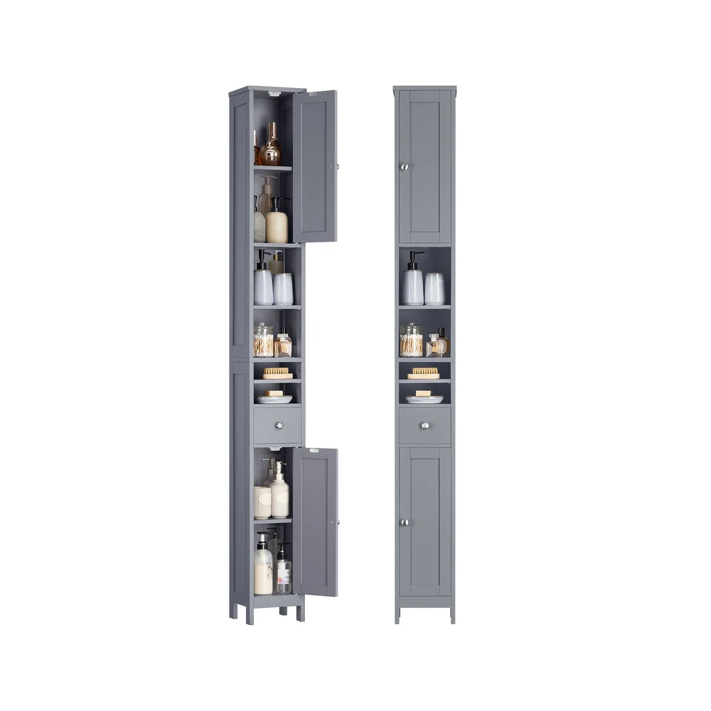 Tall Bathroom Cabinet with Lights - Image 2