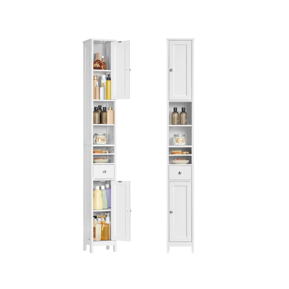 Tall Bathroom Cabinet with Lights - Image 3