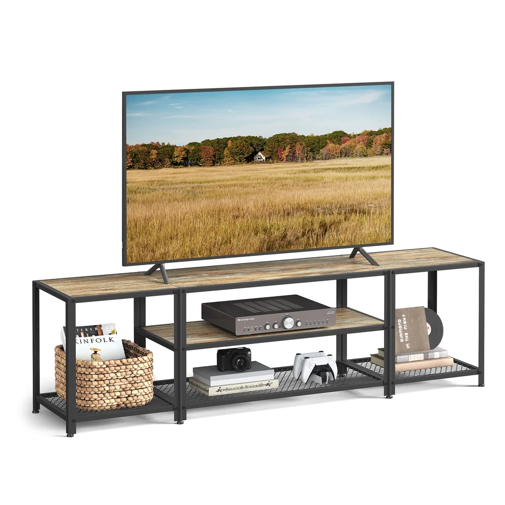 Daxton Collection - 3-Tier TV Stand for 75" TV - Image 5