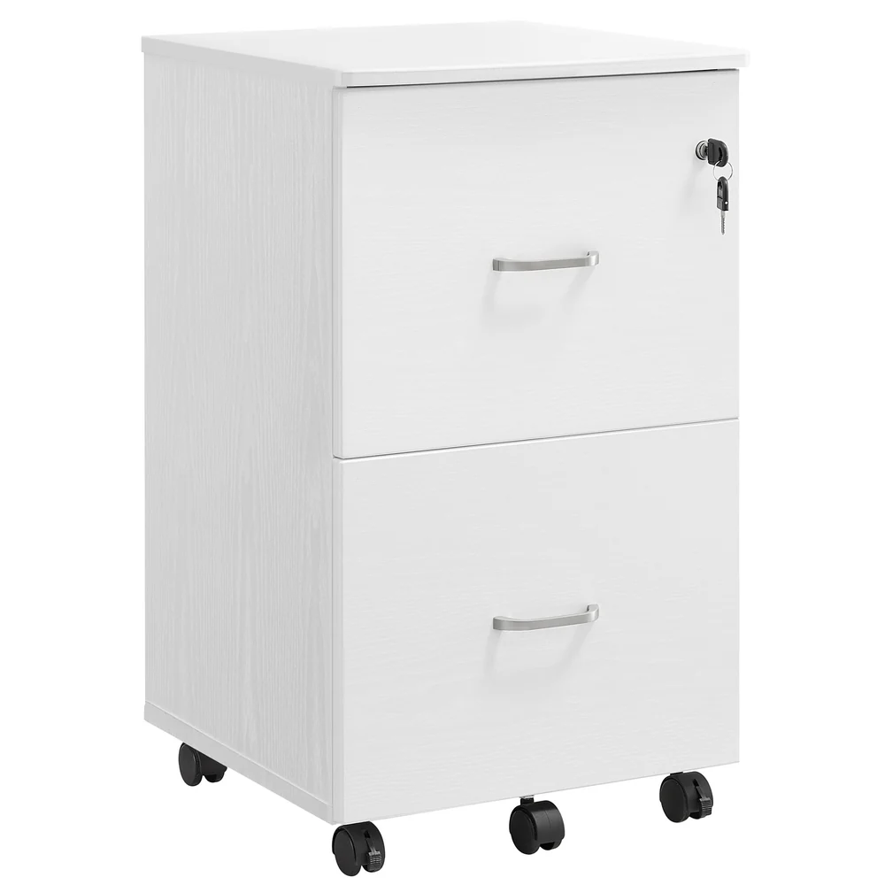 2-Drawer Locking file cabinet with drawers for home office - Image 3