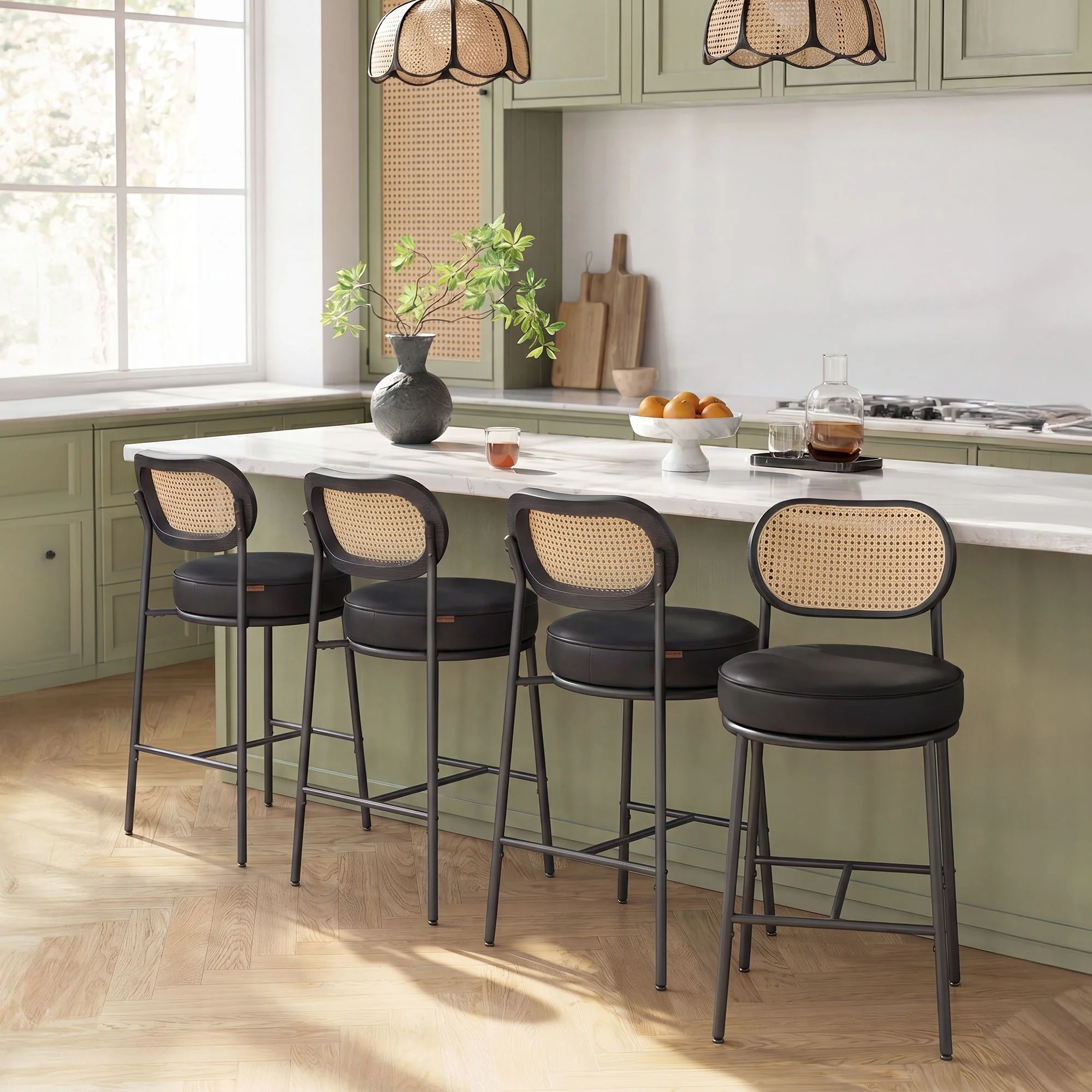 VASAGLE Bar Stools Set of 4 - Image 2