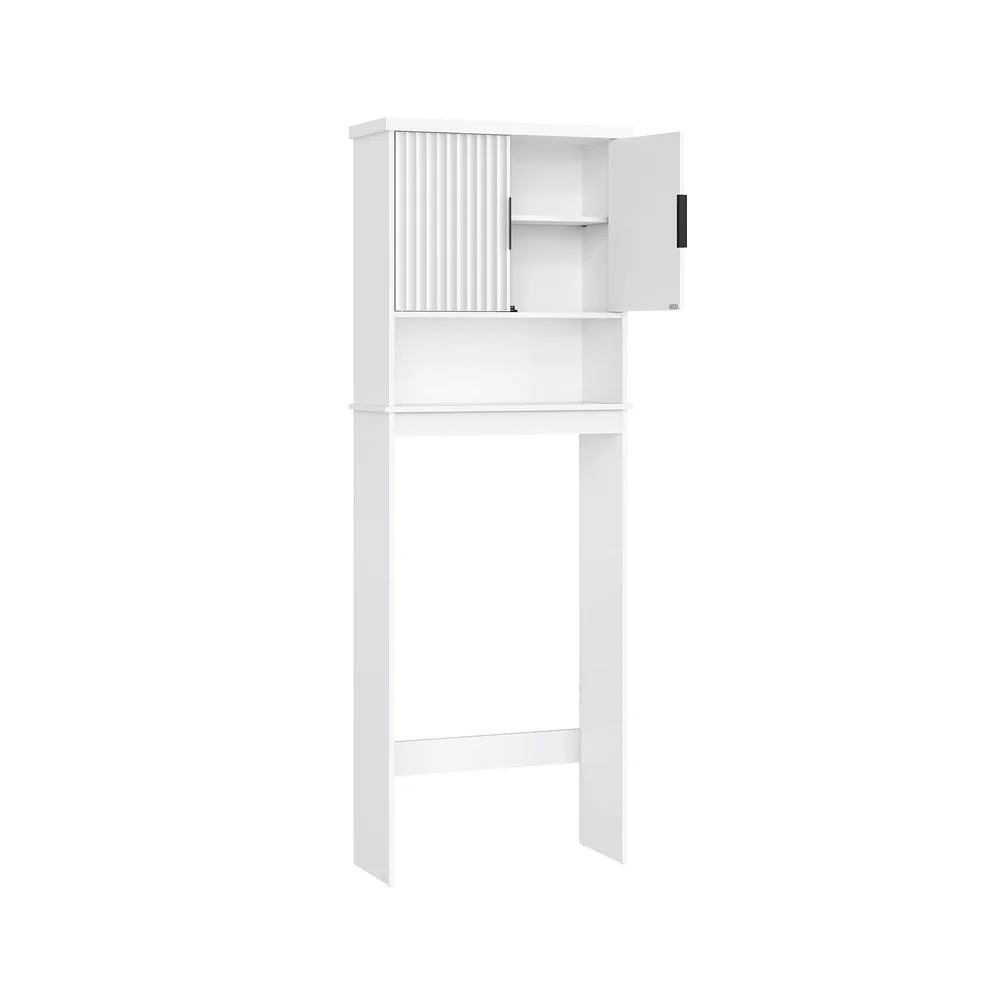 MAXE Collection - Over The Toilet Storage Cabinet, 23.6-Inch Wide Mid Century Modern - Image 2